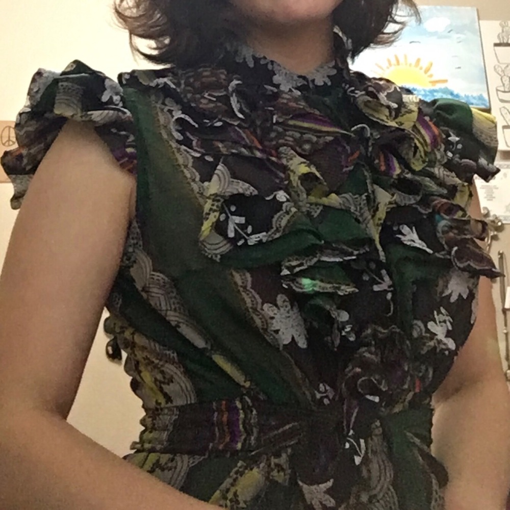 Ethnic print dress